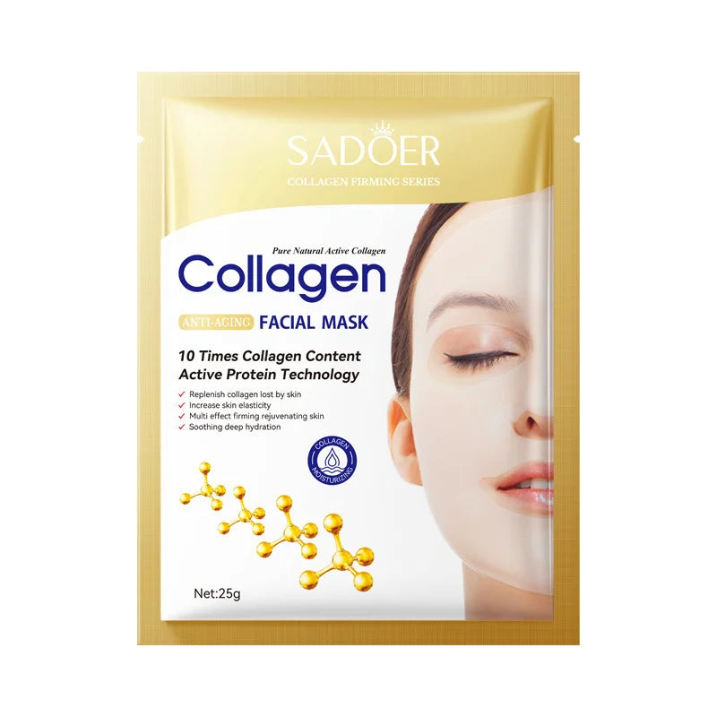 MASQUE FACIAL AU COLLAGENE ANTI RIDE ET VIEILLISSEMENT