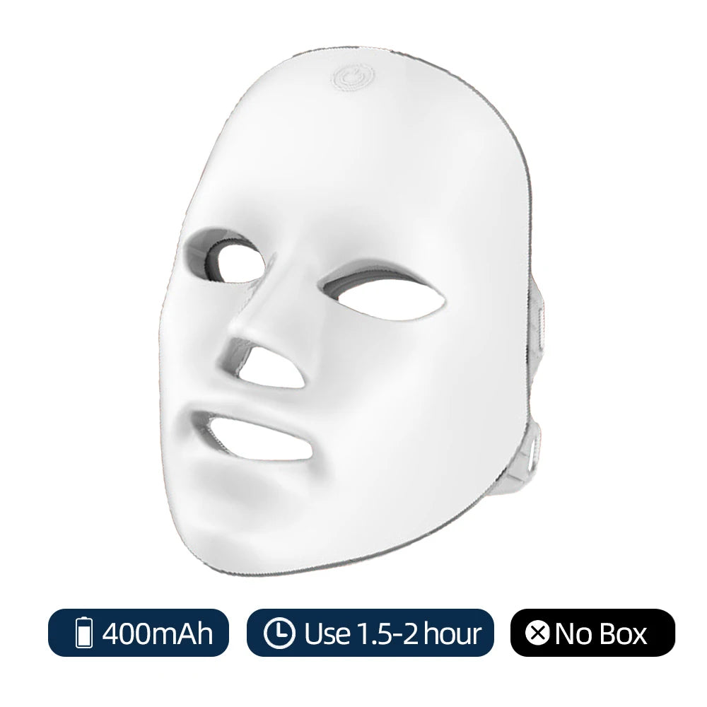 7-Color Wireless LED Mask Photon LED Facial Mask Skin Firming Anti-Aging Rejuvenation Beauty Mask Machine
