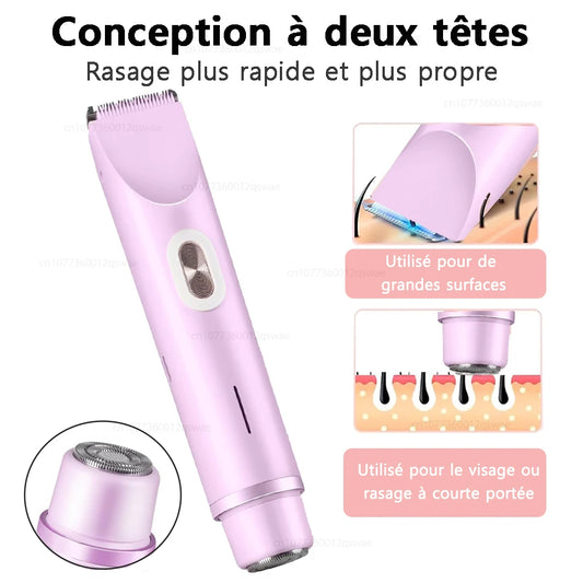 Rasoirs électriques pour femmes 2 en 1