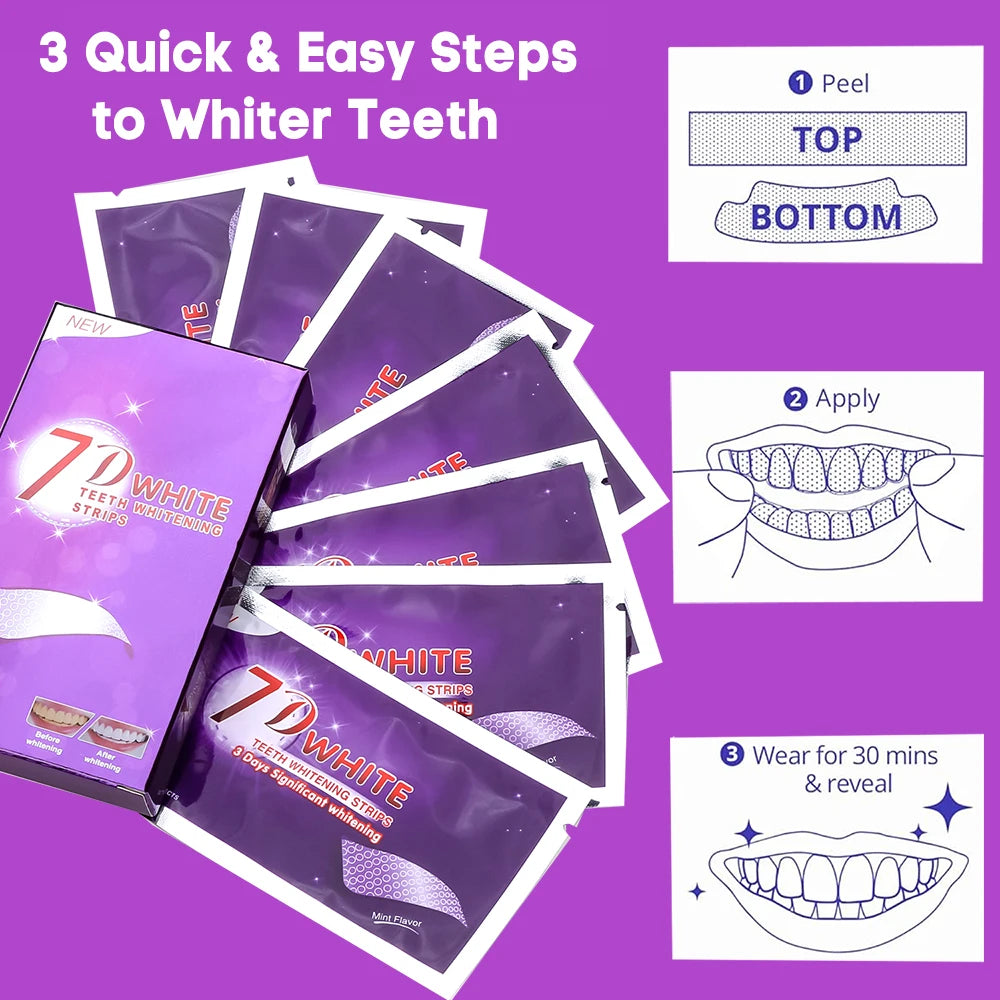 Teeth whitening strip, color corrector