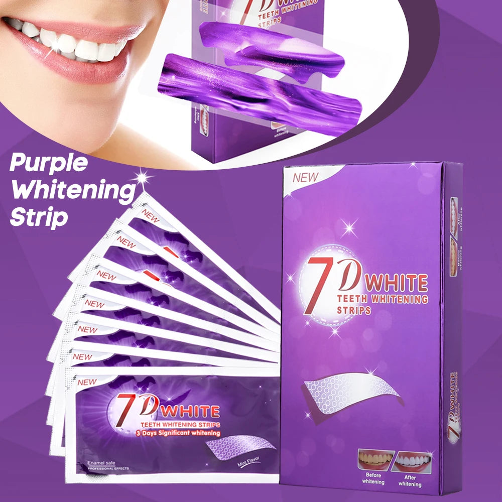 Teeth whitening strip, color corrector