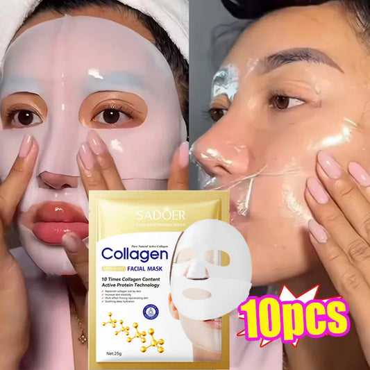 MASQUE FACIAL AU COLLAGENE ANTI RIDE ET VIEILLISSEMENT