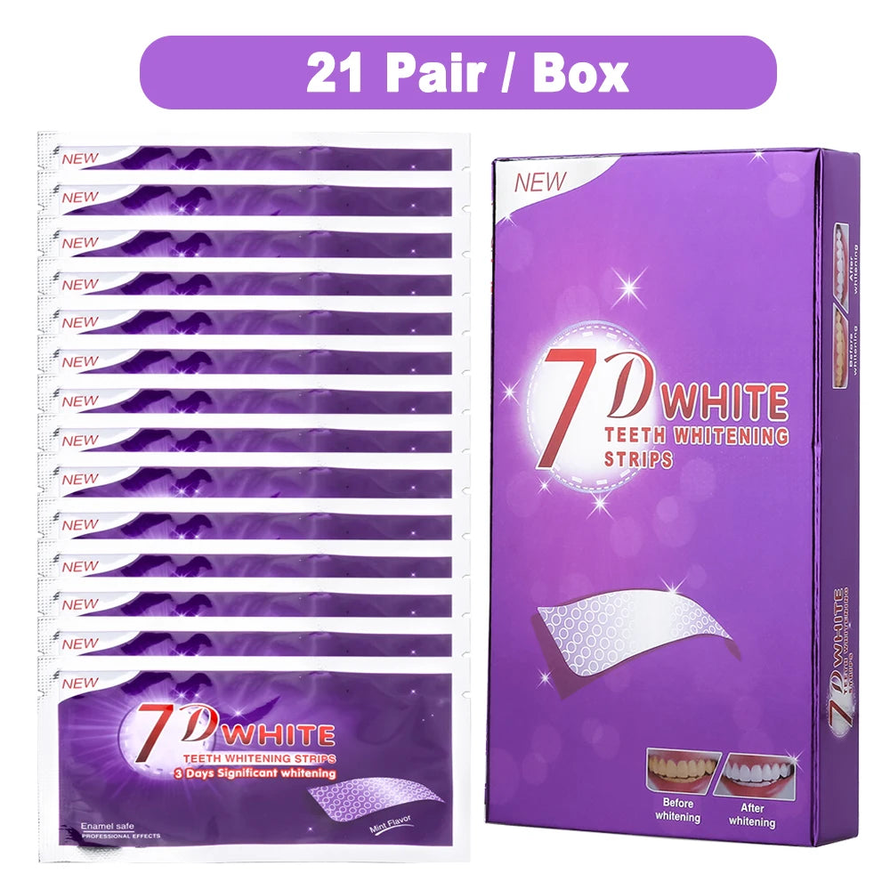Teeth whitening strip, color corrector