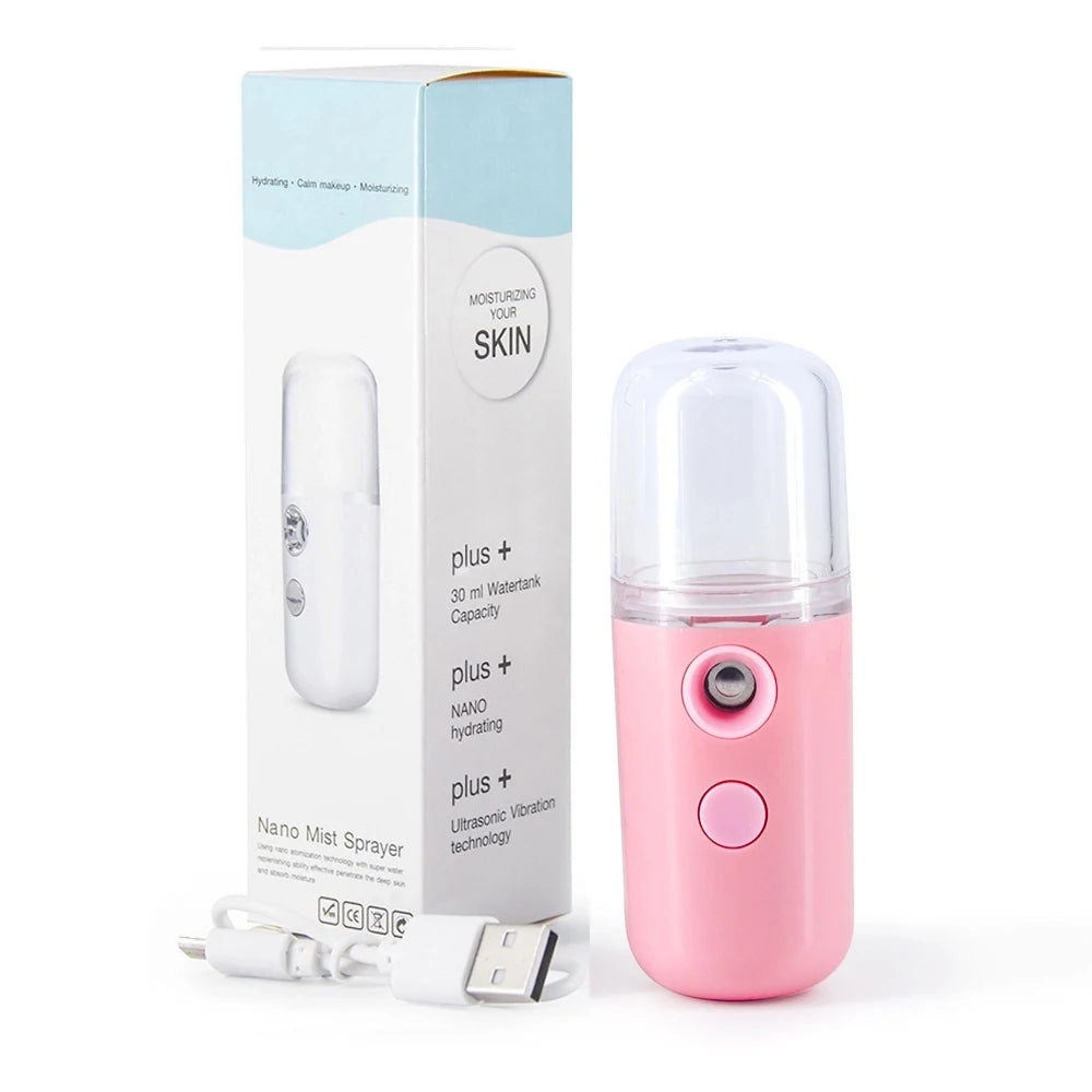 Nano-Gesichtssprühgerät, tragbar, für Wimpern, USB, Hautpflegemaschine