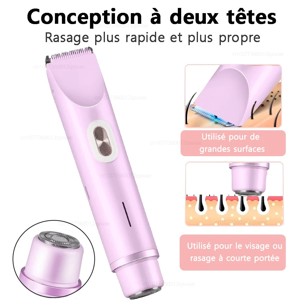 Rasoirs électriques pour femmes 2 en 1