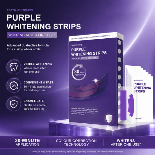 Bandes dentaires correctrices de couleur